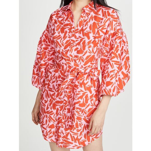 Veronica Beard Samy Dress Poppy Multi - Picture 9 of 9